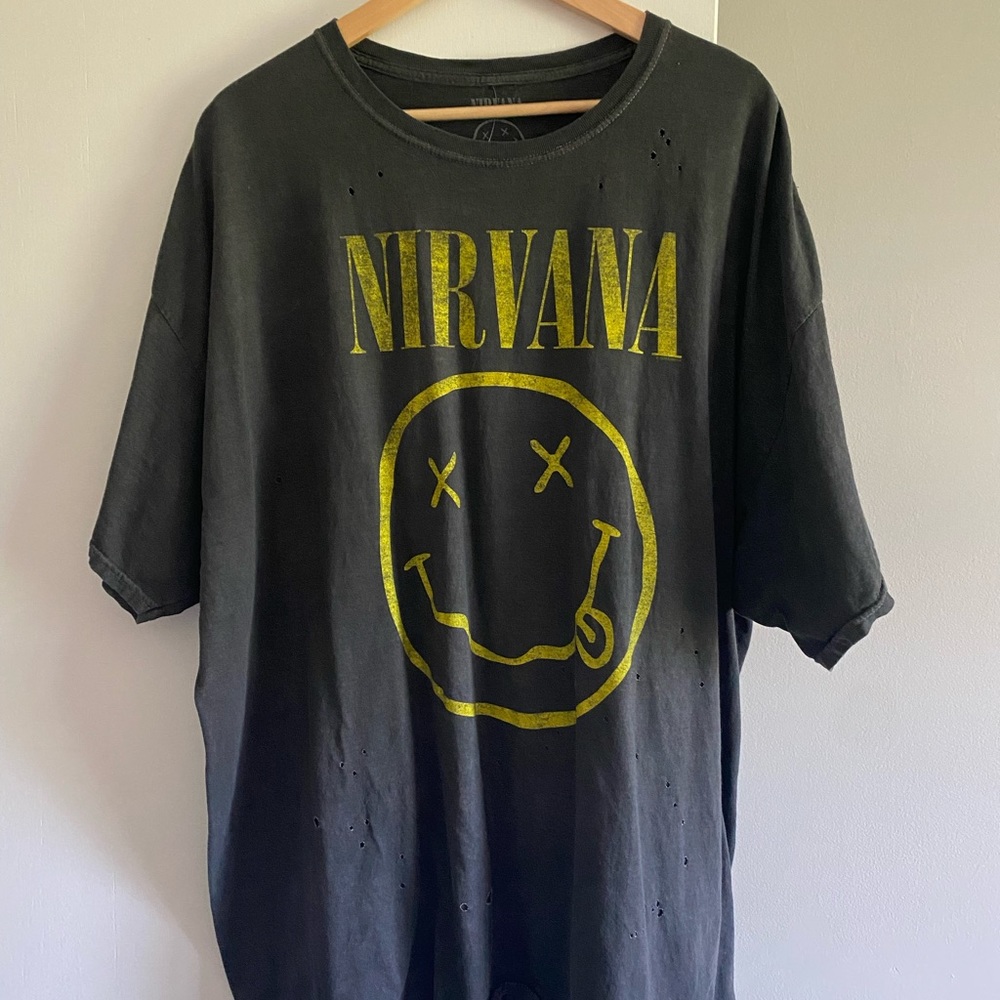 Nirvana Destroyed T-Shirt Dress NWT